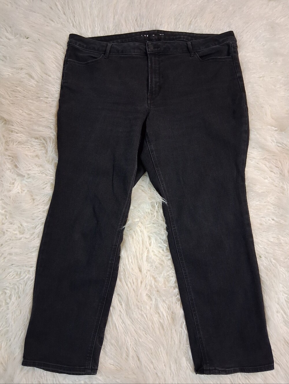 Black Straight Leg Jeans